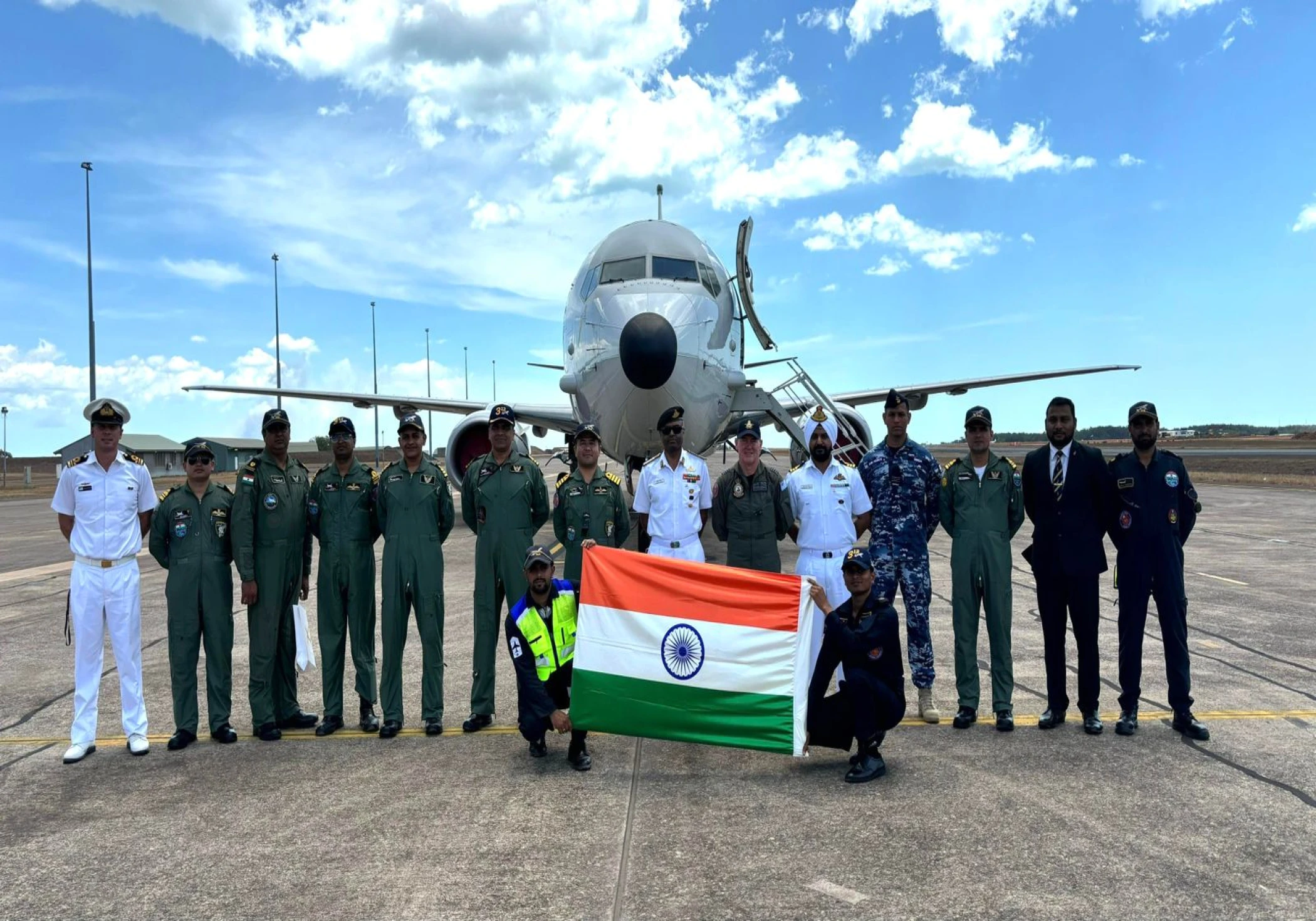 Rear Adm Susheel Menon, FOCEF in Darwin Australia to Participate in Fleet Commanders Conference for Ex KAKADU